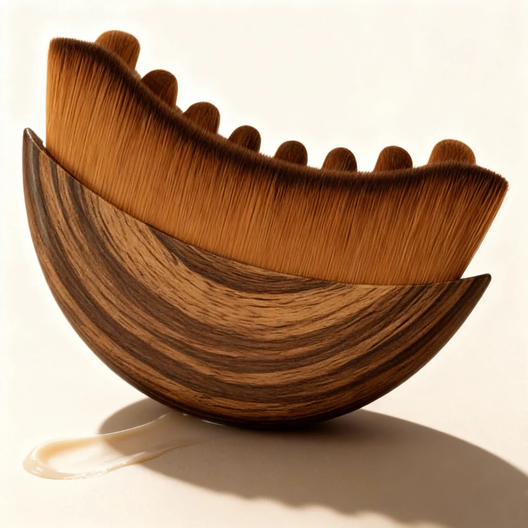 Lymphatic Contour Face Brush — Sculpt, Depuff & Glow in Minutes