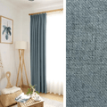 Linen Curtain - Grey Blue