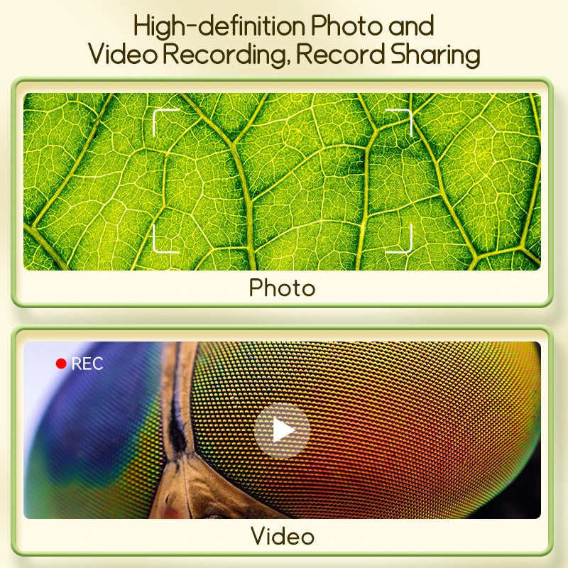 Microscope Numérique de Poche pour Enfants — Explorez le Monde Invisible