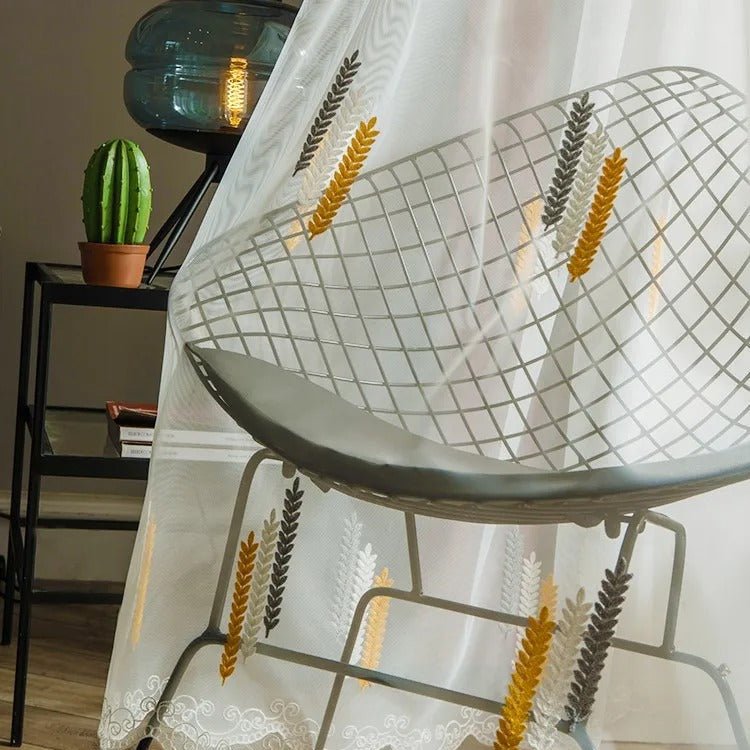 Rideau Voilage - Épis De Blé